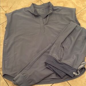 Figs Light Blue Scrub Set